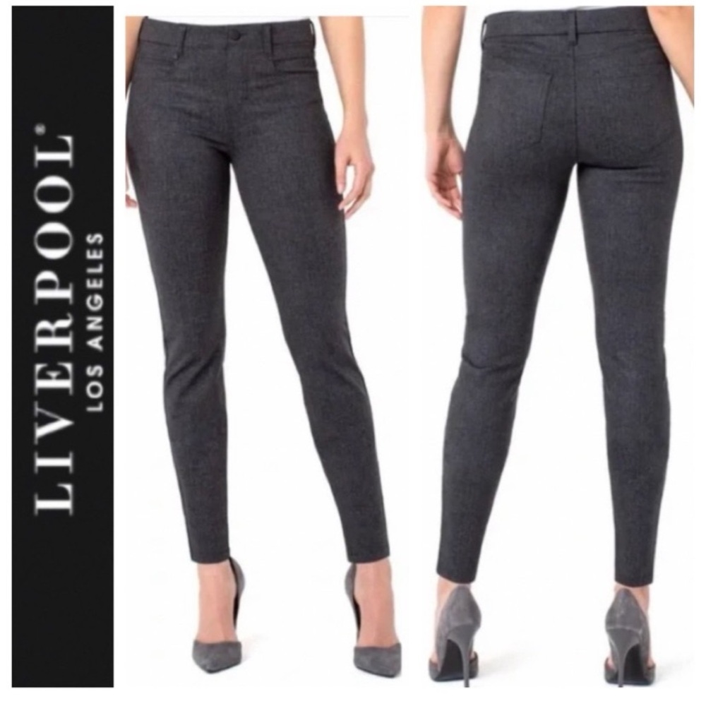 Women’s Liverpool Amelia Grey Tweed Skinny Pants
